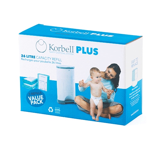 Korbell Refill Plus 3-pack