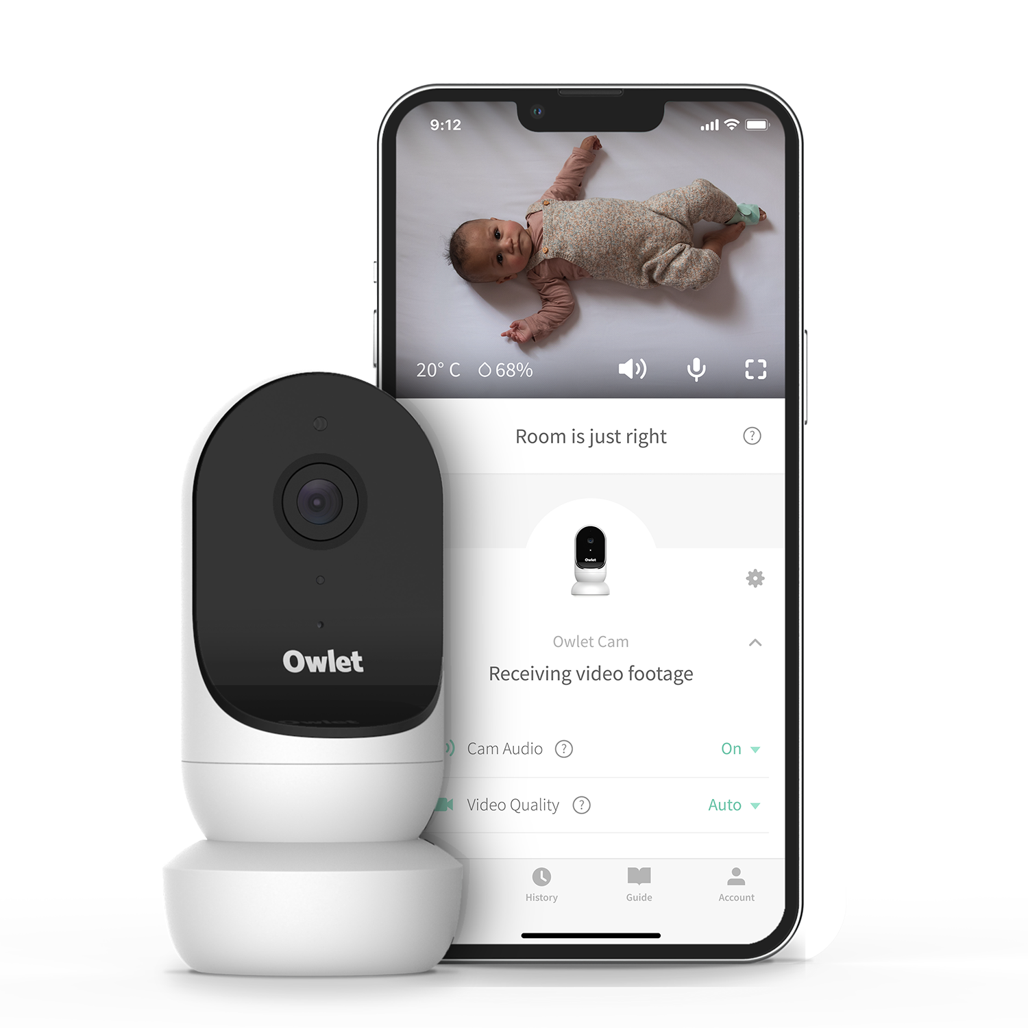 Owlet Babyvakt Cam 2 Vit